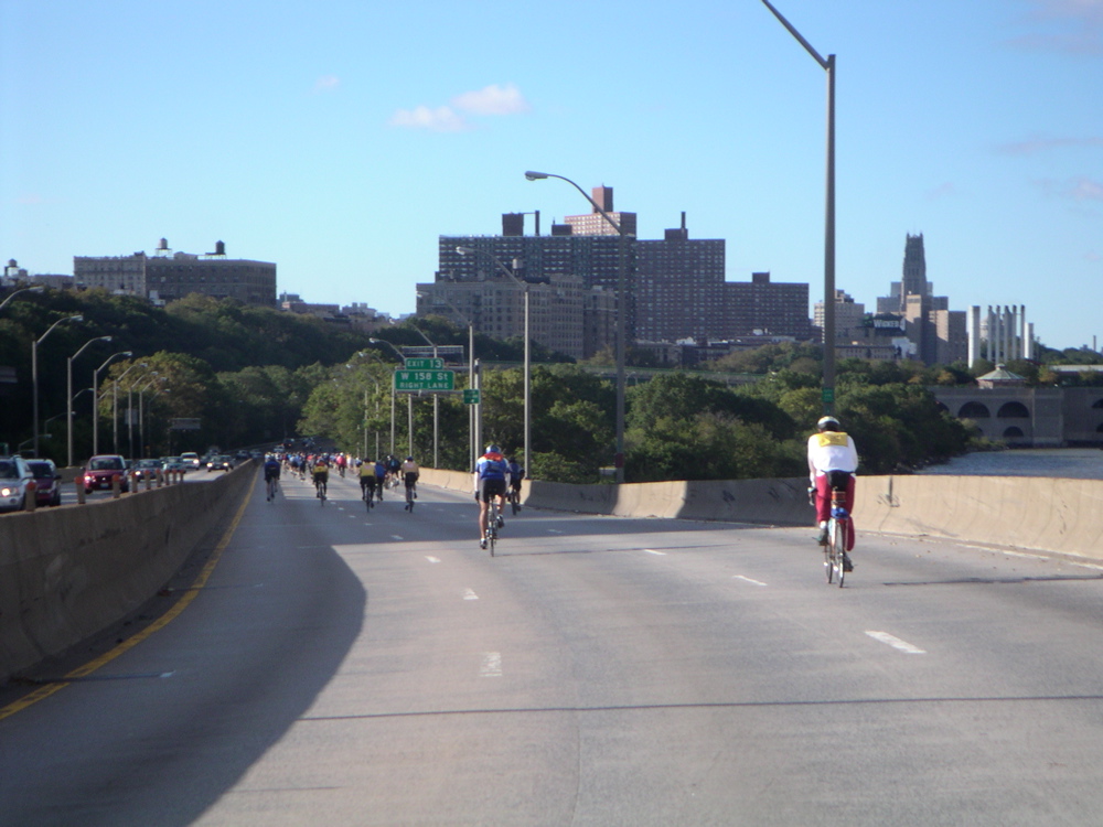 Cruising down a windy Henry Hudsen Parkway