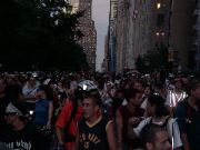 An awful lot of people at Columbus Circle