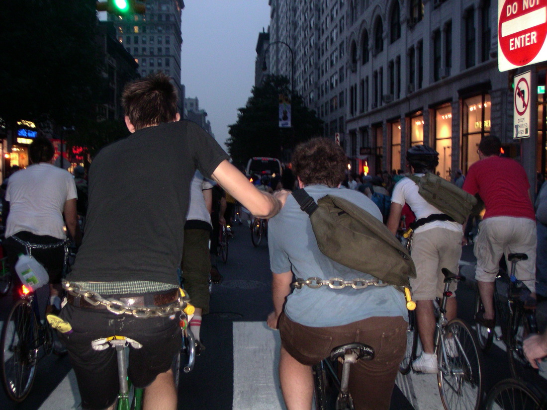 Critical Mass 8/03 friends