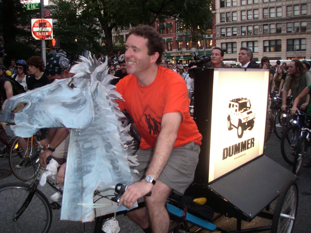 Peter and the impossibly cool bike